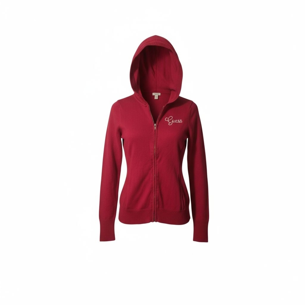 Guess Women's Pink Hooded Sweatshirt
